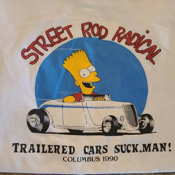 Hanes Shirts Hanes 550 Bart Simpson Size 2xxl Tee Single Stitch Usa hanes-shirts-hanes-550-bart-simpson-size-2xxl-tee-single-stitch-usa
